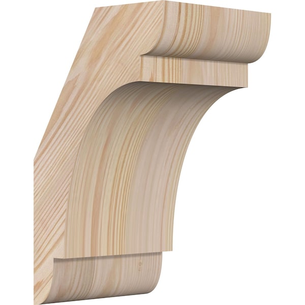 Ekena Millwork 5 1/2"W x 6"D x 10"H Olympic Smooth Knee Brace, Douglas Fir BRC06X06X10OLY00SDF - main